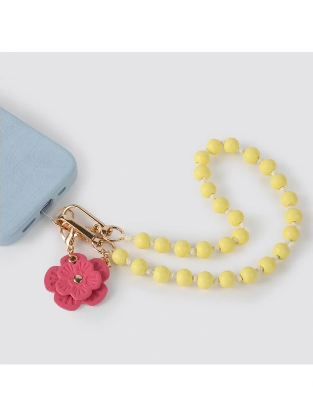 NIB Floral & Butterfly Charm in Pink, Blue & Yellow - 3 pc set